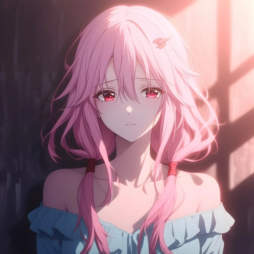 soft pink anime pfp pastel icon