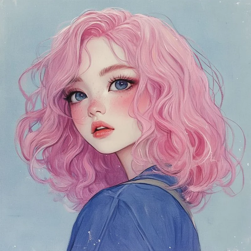 aesthetic pink pfp photo