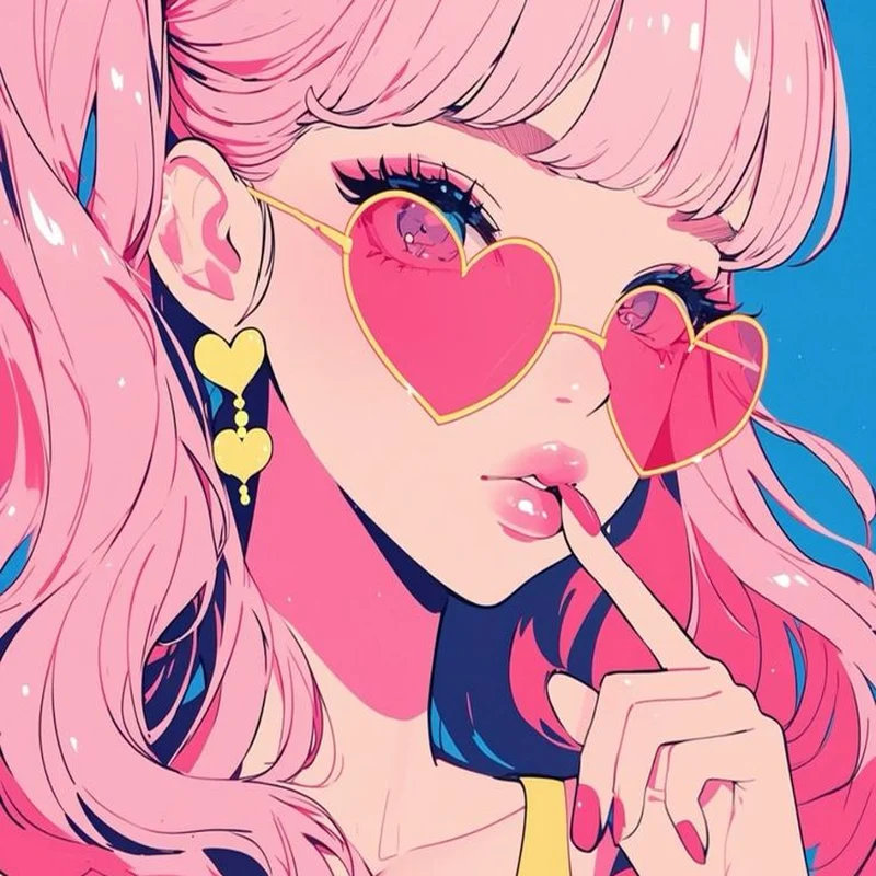 aesthetic pink pfp icon