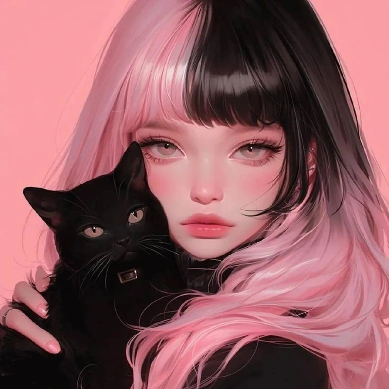 pink anime aesthetic pfp photo