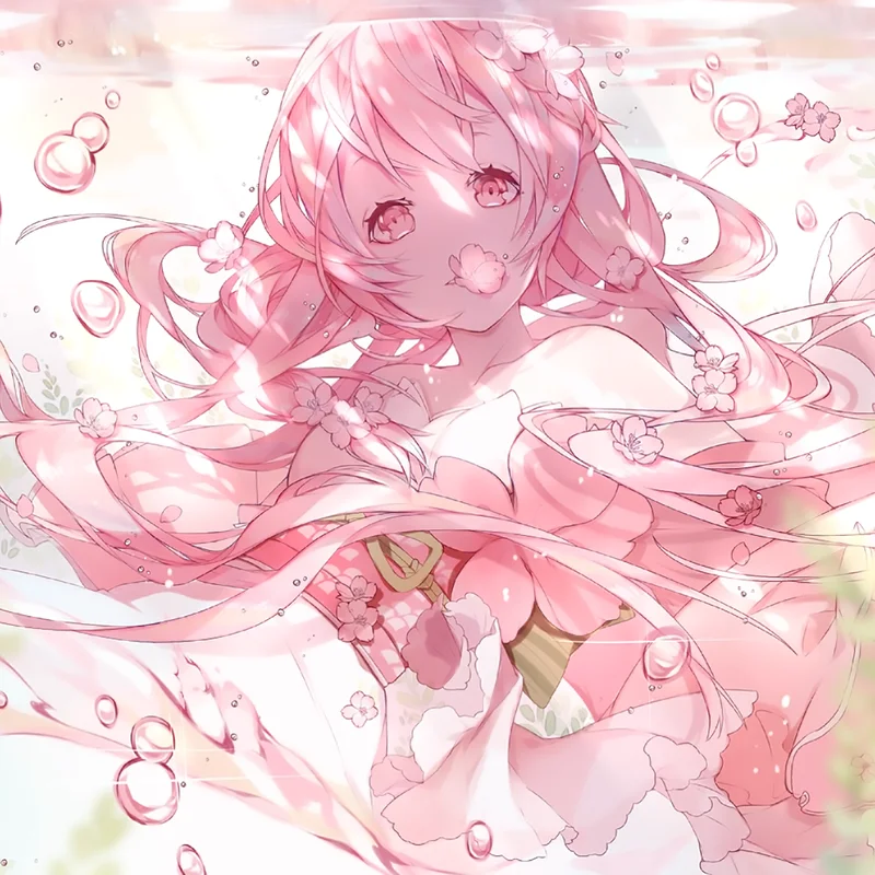 girly pink pfp aesthetic image