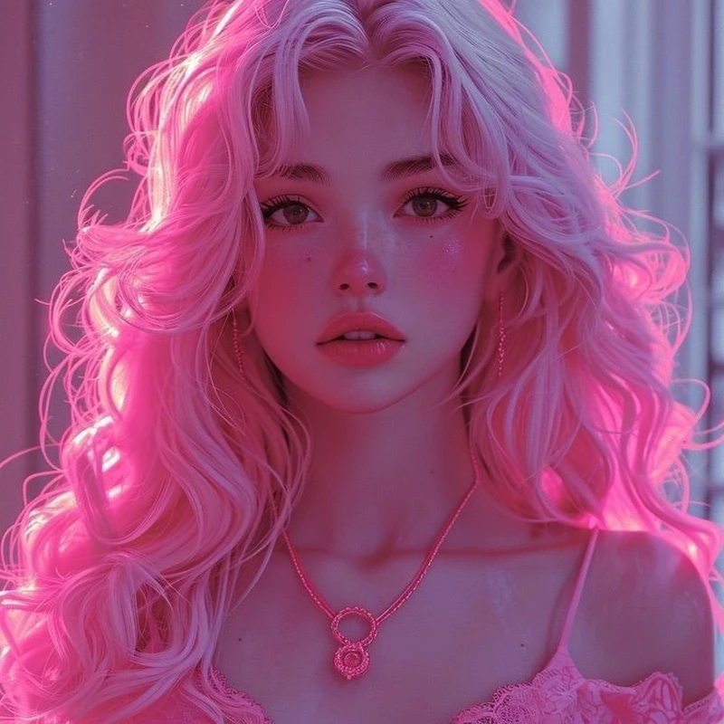 aesthetic pink pfp for profile