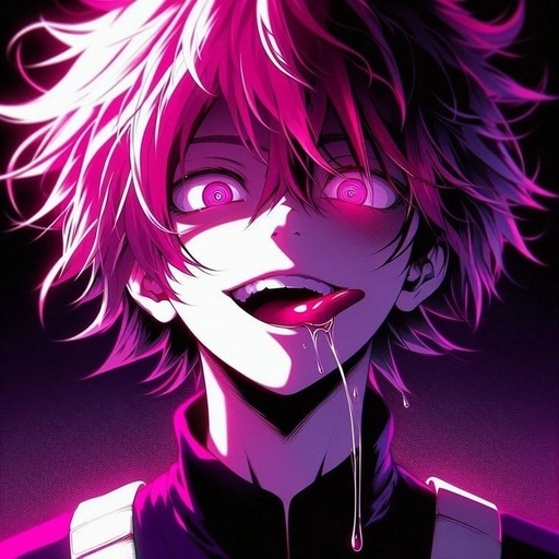 purple anime pfp anime character