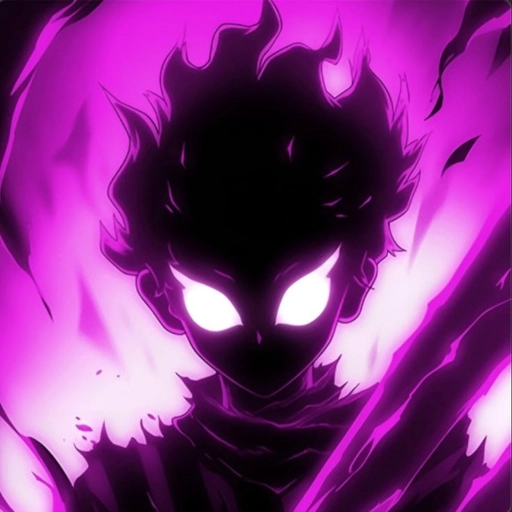 purple anime guy pfp heroic
