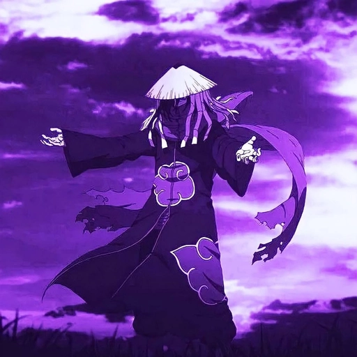 black and purple pfp neon glow