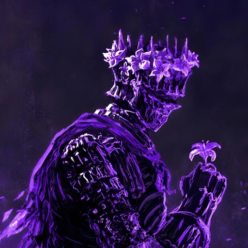 purple and black pfp