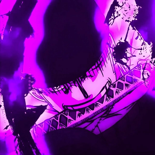 purple pfp neon style