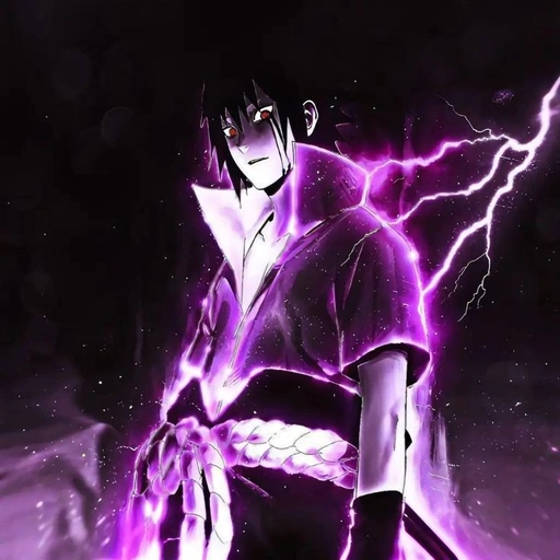 purple pfp anime style