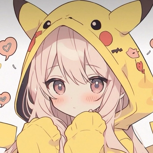 rabbit hoodie pfp cartoon cute kawaii art