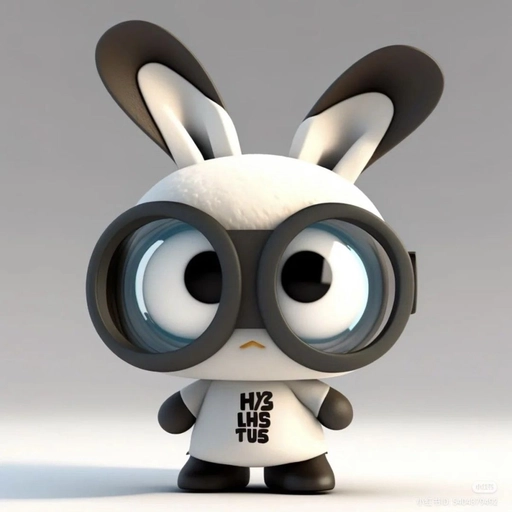 rabbit hoodie pfp cartoon soft aesthetic