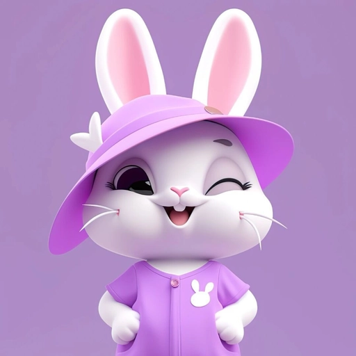 rabbit character hoodie cartoon pfp