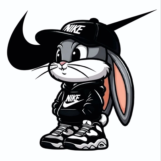 rabbit hoodie pfp cartoon aesthetic