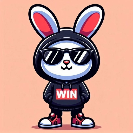 fluffy rabbit hoodie cartoon profile