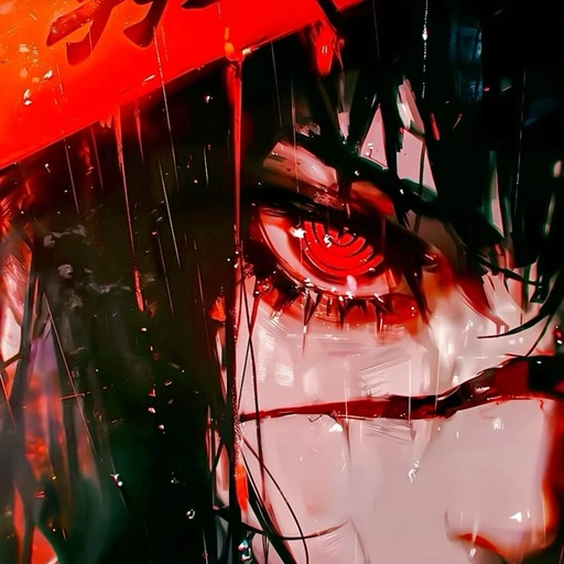 red pfp aesthetic look