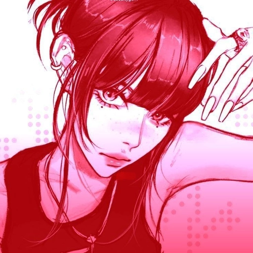 red aesthetic pfp stylish