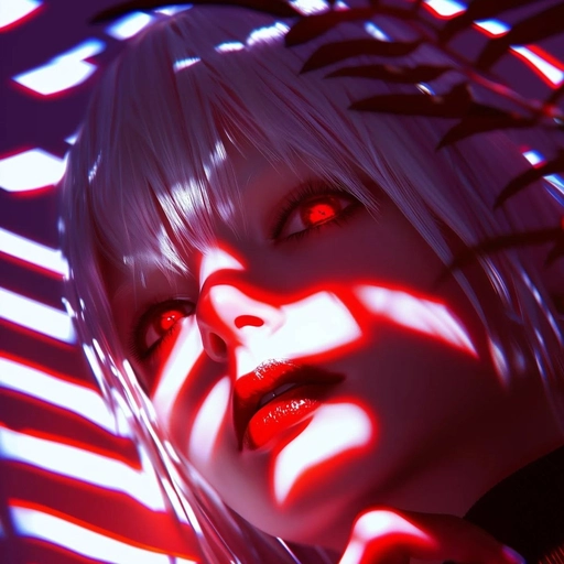 aesthetic pfp red style