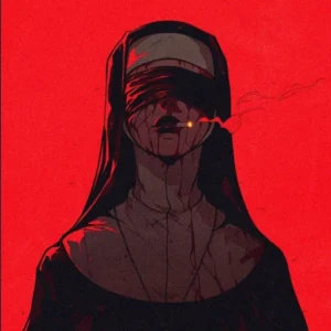 red aesthetic pfp design