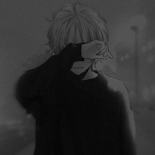 pfp anime crying boy