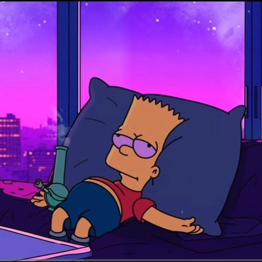 sad expression bart pfp