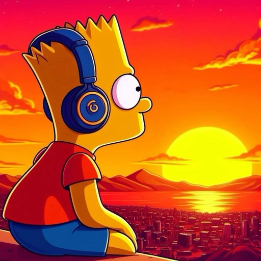 sad bart simpson pfp wallpaper