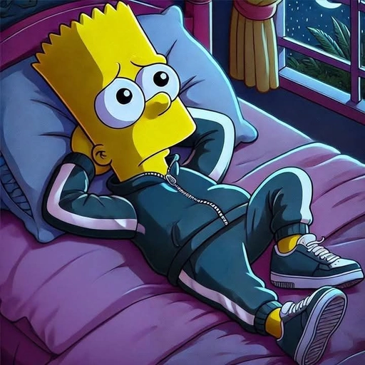 sad bart pfp mood