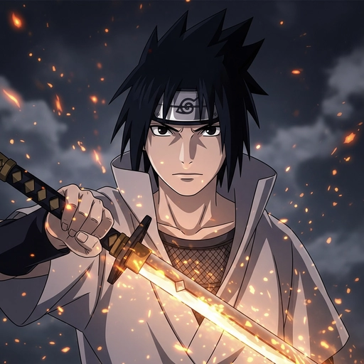 sasuke pfp sleek