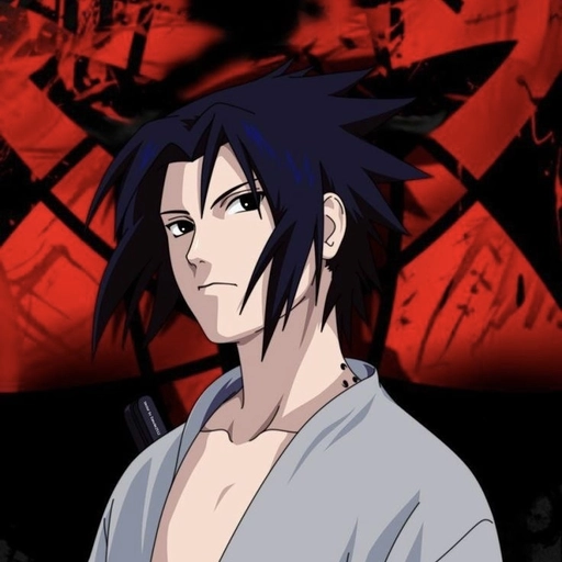 sad sasuke pfp monochrome