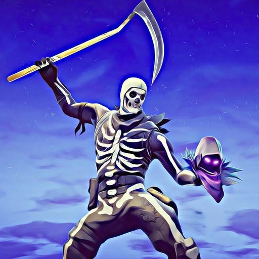 skull trooper pfp glowing aura
