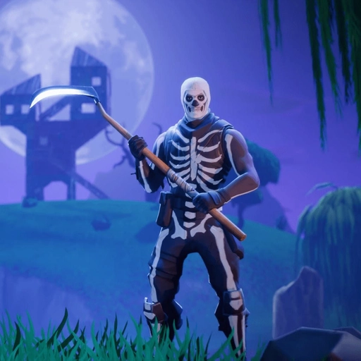 fortnite skull trooper pfp Halloween style