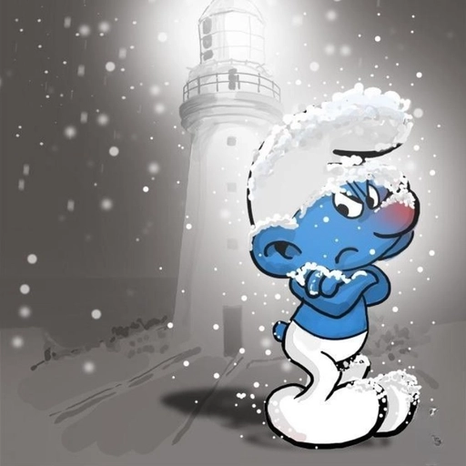 smurf pfp cartoon profile icon