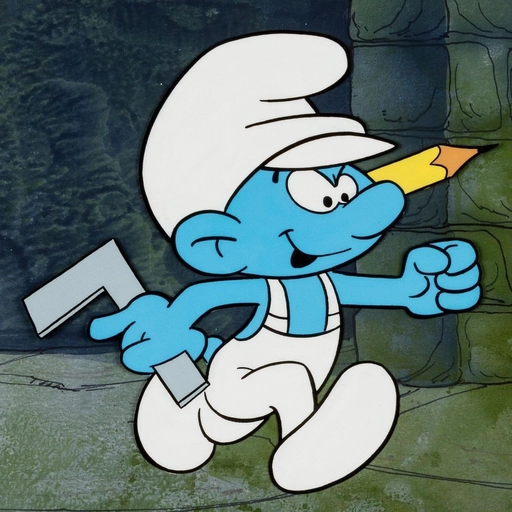 blue smurf cat pfp aesthetic icon