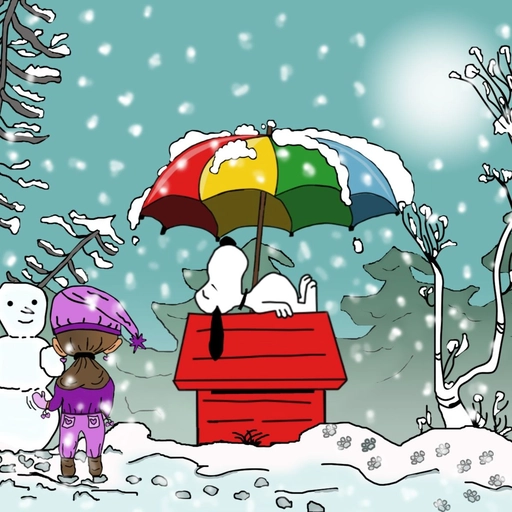 christmas snoopy pfp