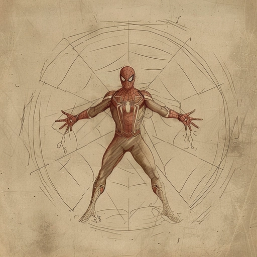 spectacular spider man pfp digital art 