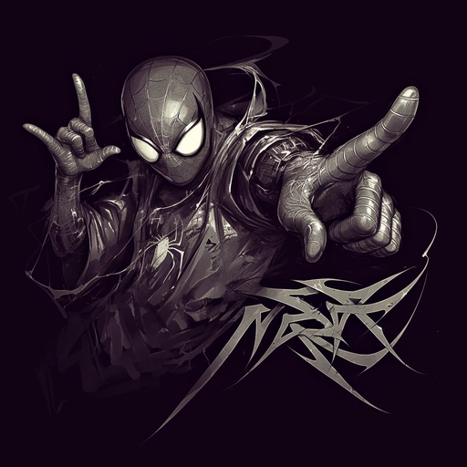 spider man black suit pfp venom style 