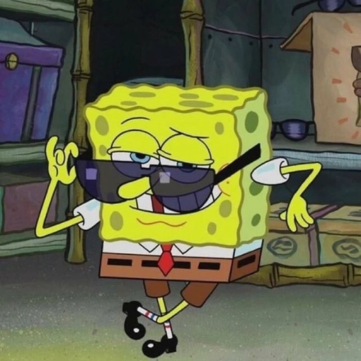 spongebob chill pfp vibe 