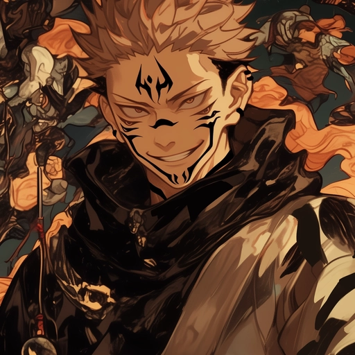 female sukuna aesthetic pfp 