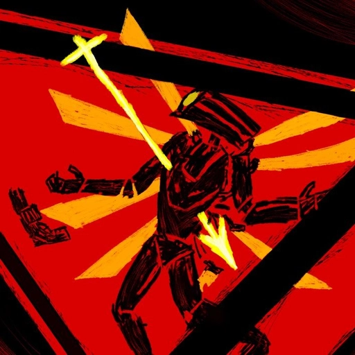 v1 ultrakill pfp futuristic cyberpunk render 