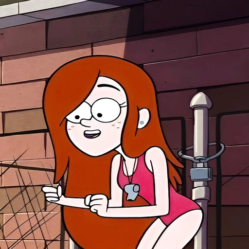 wendy gravity falls pfp stylized