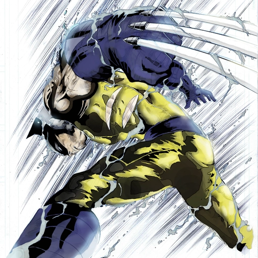 wolverine pfp glowing aura