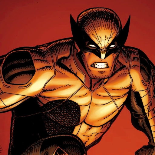 wolverine pfp red flames