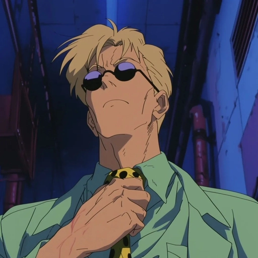 90s anime aesthetic pfp boy soft vibe