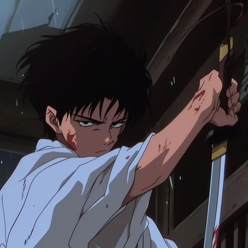 90s anime aesthetic pfp sketch