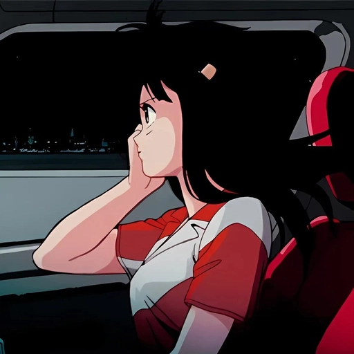 90s anime aesthetic pfp girl classic drawing