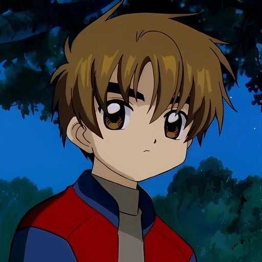 90s anime aesthetic pfp grain