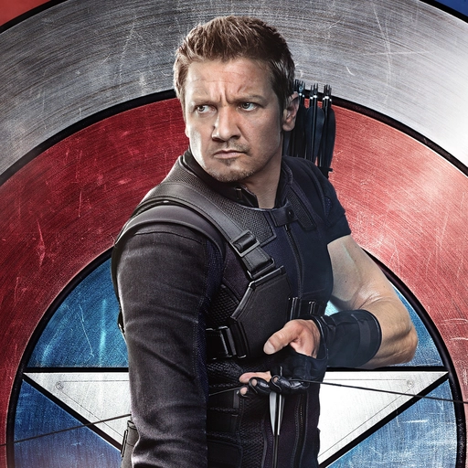 cartoon style hawkeye profile pic 