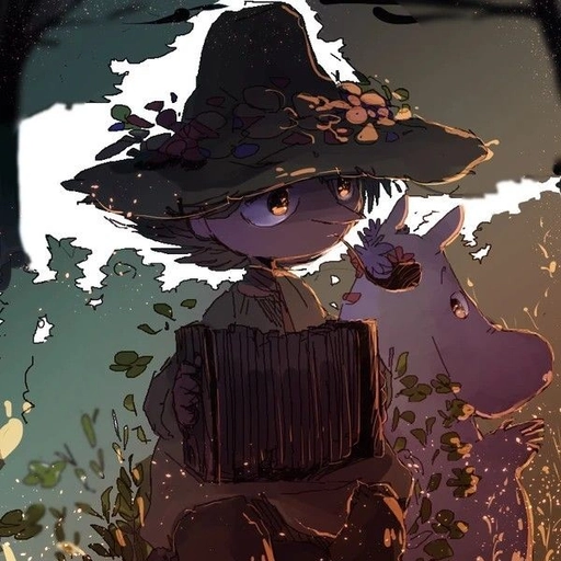 Snufkin pfp camping night