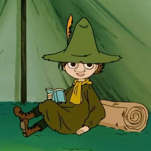 Snufkin pfp gentle smile