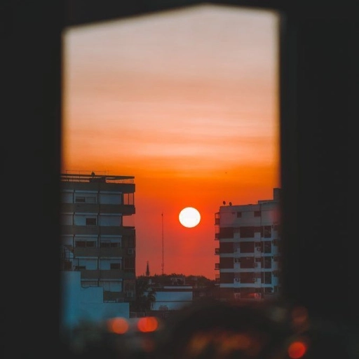 aesthetic profile picture sunset sky