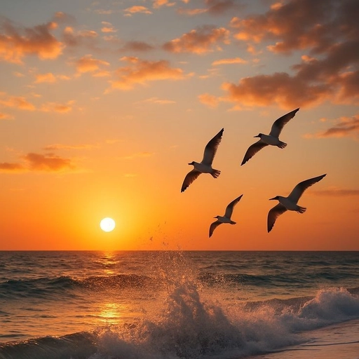 sunset aesthetic pfp anime style