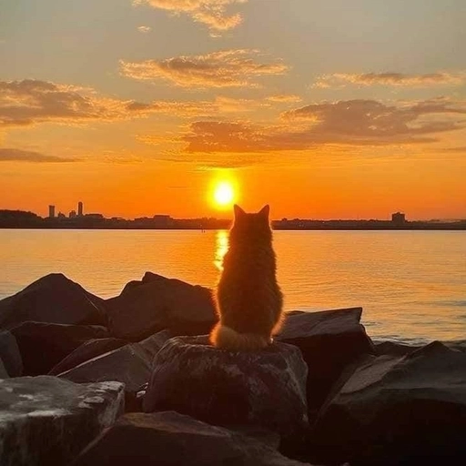 aesthetic cute sunset pfp